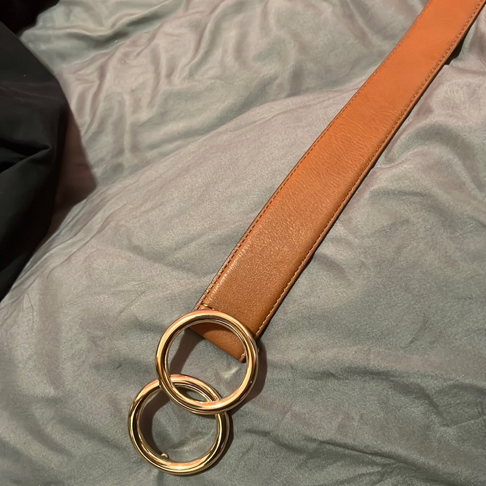 Womens brown leather belt from exspress brand new